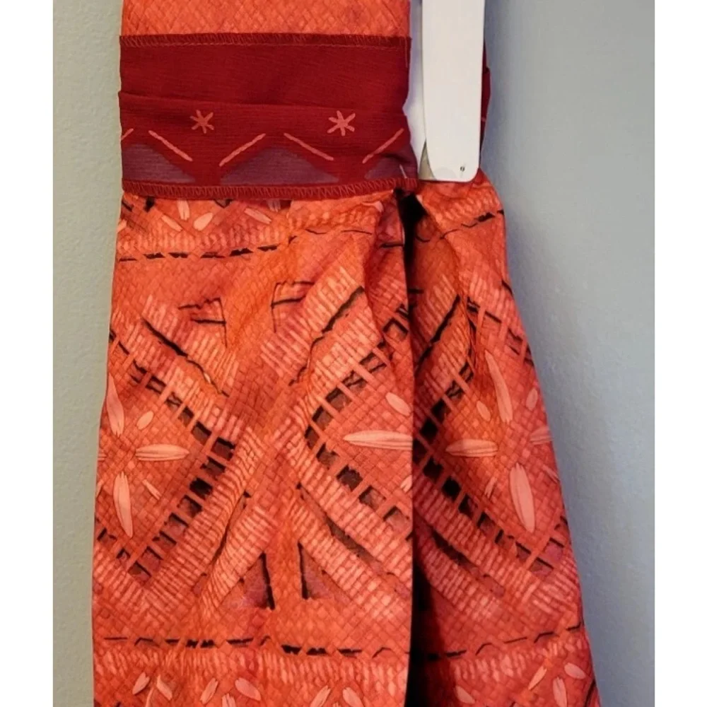 Disney Moana ll Dress Up Costume Size Med 7/8 Girls Child Kids Youth Disguise